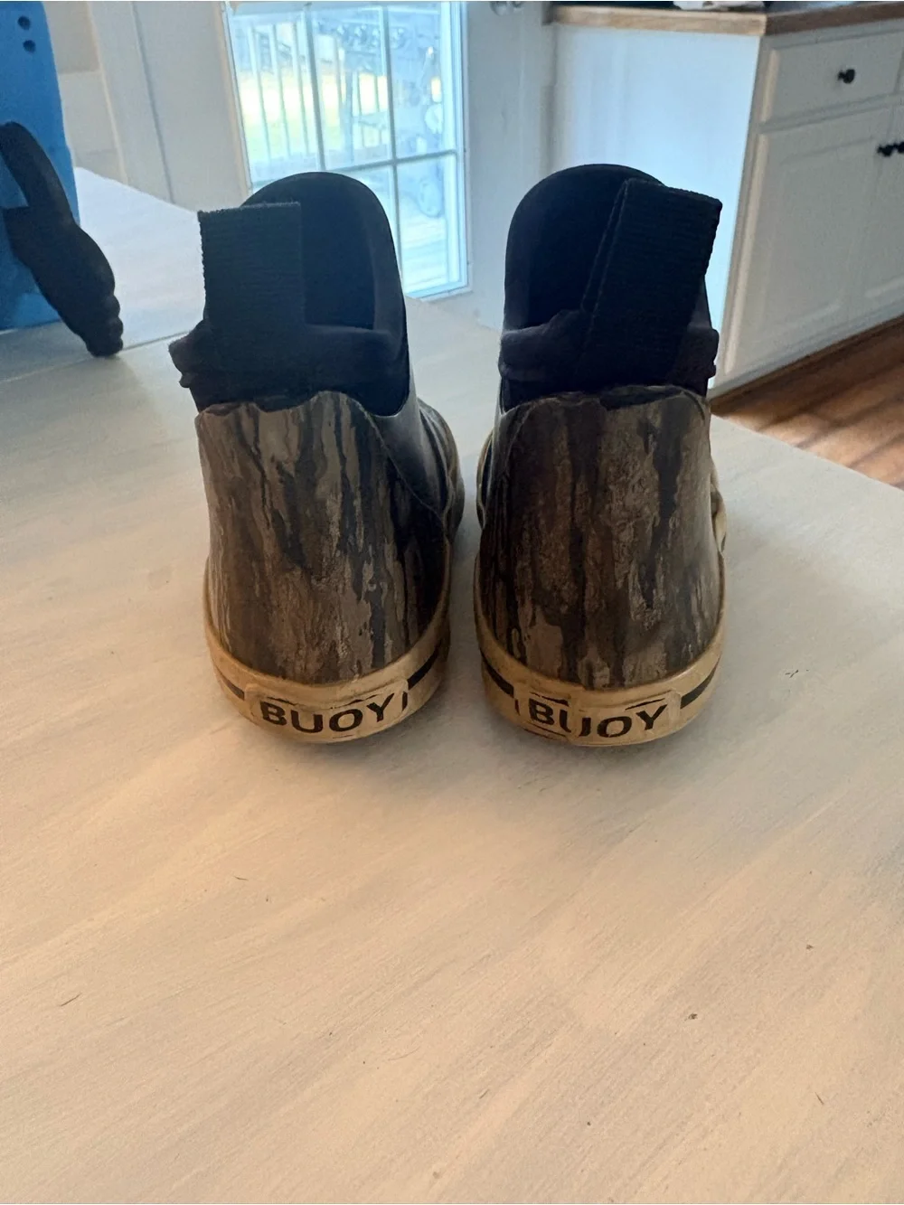 Kids Brown Camouflage Waterproof Rain & Snow Boots